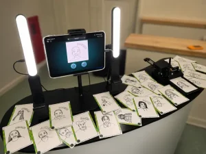 Booth - sketching bot for corporate events and activations 1